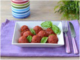 Polpette di lenticchie al sugo