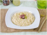 Risotto al latte di cocco, acciughe e lime