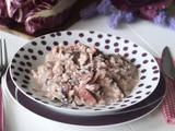 Risotto radicchio e speck