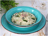 Risotto zucchine e speck