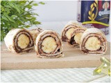 Rotolini di piadine con banana