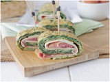 Rotolo di frittata agli spinaci