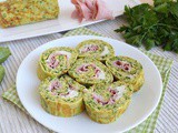 Rotolo di frittata alle zucchine