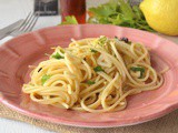 Spaghetti con colatura di alici