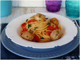 Spaghetti con polpette di pesce