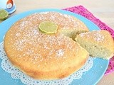 Torta al latte di cocco e lime