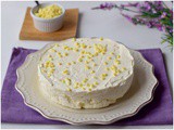 Torta fredda al cioccolato bianco