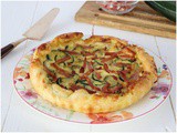 Torta salata con zucchine e speck