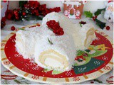 Tronchetto di Natale bianco