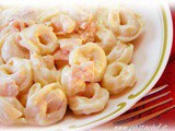 Tortellini con panna e salmone