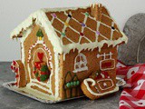 Casetta pan di zenzero vegan | Healthy gingerbread house