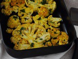 Cavolfiore al forno light alla curcuma