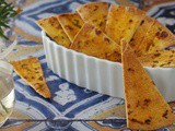 Chips di piadina al forno o in friggitrice ad aria