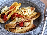 Crepes salate al forno | Easy savory crepe {vegan & gluten free}