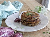Hamburger e polpette di melanzane vegan | Baked eggplant fritters
