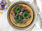 Pancake salato al forno con verdure (Dutch baby pancake) senza glutine