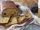 Pane ai cereali ricetta veloce, con mirtilli e curcuma