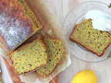 Plumcake yogurt greco, limone e semi di papavero senza glutine