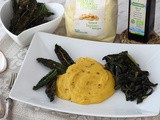 Polenta veloce di legumi con cavolo nero | Ricetta light, vegan e fit