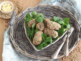 Polpette di lenticchie e riso con maionese vegana allo yogurt