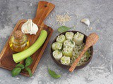 Risotto con porri, sorgo e pesto vegan