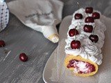 Rotolo dolce con panna e marmellata, senza glutine | Gluten free swiss roll cake