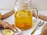 Tisana allo zenzero, limone e curcuma | Ginger lemon water with turmeric