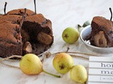 Torta vegana pere e cioccolato | Vegan chocolate & pear cake