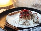 Tortino di porridge con yogurt e spezie