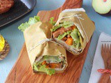 Wrap vegano con zucca, avocado e Fresh Burger