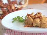 Bocconcini di pollo alle spezie con pomodori secchi