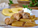 Bocconcini di pollo e ananas