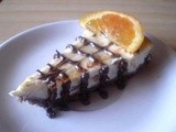 Cheese cake cioccolato ed arancio