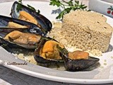 Cozze in salsa piccante e couscous al timo