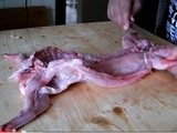 Disossatura di un coniglio