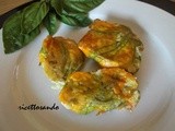 Fiori di zucchina ripieni di