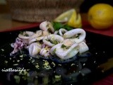 Fresco di calamari limone e zenzero