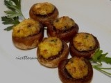 Funghi light farciti con pesce