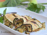 Involtini di zucchina allo stracchino