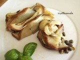 Involtini semplici di melanzana e pesce azzurro