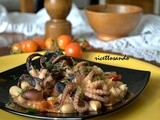Moscardini stufati con faglioli