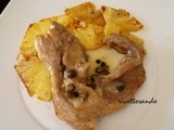 Nodini di vitello con capperi e ananas