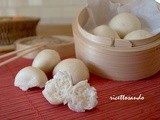 Pane cinese  a vapore o Mantou con lievito madre