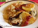 Patate riso e cozze o 'tiedda barese'