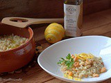 Risotto ai gamberetti e olio Zucchi