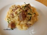 Risotto zucca e salsiccia