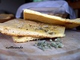 Schiacciata all'origano con lievito madre