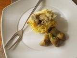 Tagliatelle all'uovo con carciofi