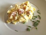 Tagliatelle salmone e ricotta