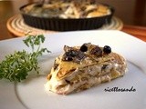 Tortino di crepes di patata e funghi